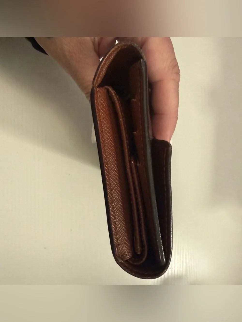 Louis Vuitton Monogram Continental Wallet in Brown and Gold